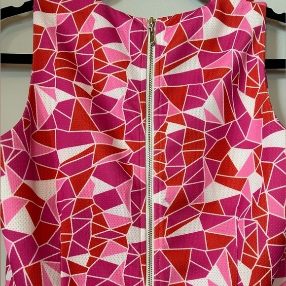 JADE Melody Tan Geometric Print Midi Dress Size S - Picture 5 of 9